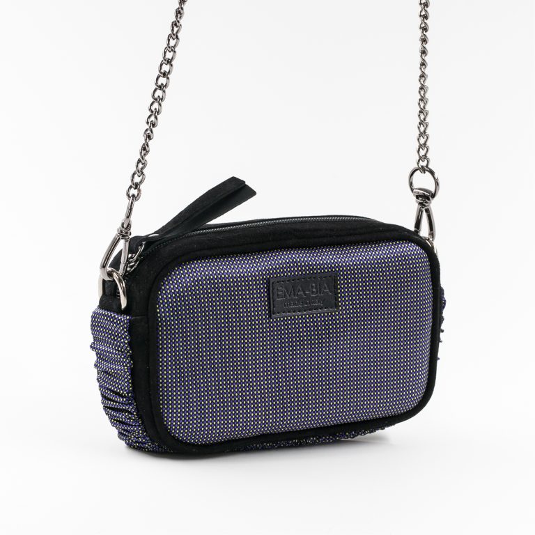Mini-Tasche aus schwarzem Leder Mini-Tasche aus schwarzem Leder