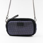 Mini borsa in pelle nera