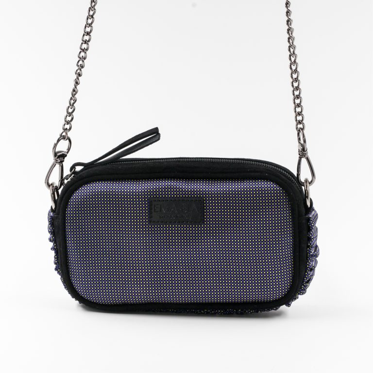 Mini-Tasche aus schwarzem Leder Mini-Tasche aus schwarzem Leder