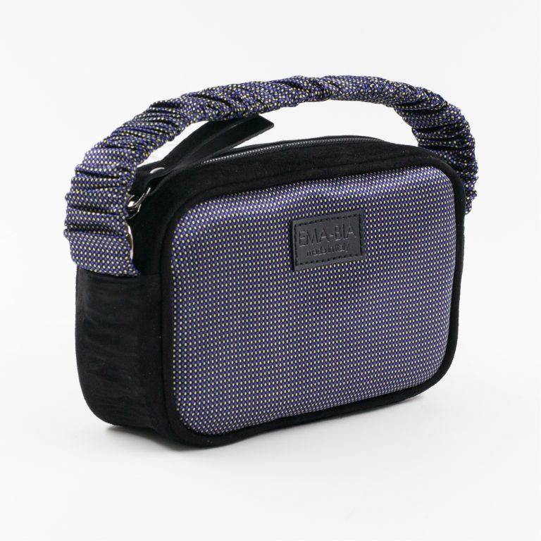 Mini-Tasche aus schwarzem Leder Mini-Tasche aus schwarzem Leder