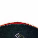 Bag with red ton-sur-ton patterned print