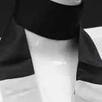 Pure gray silk foulard