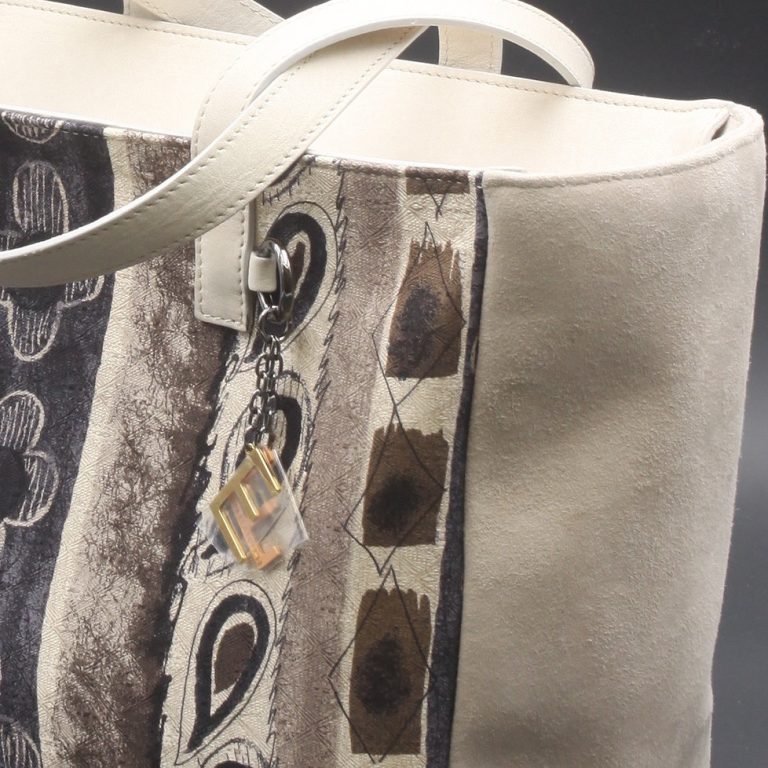 beige-and-blue-suede-bag Beige and blue suede bag
