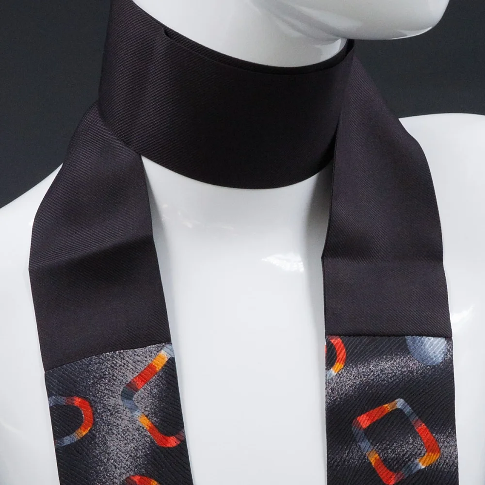 black-silk-geometric-print-scarf black-silk-geometric-print-scarf