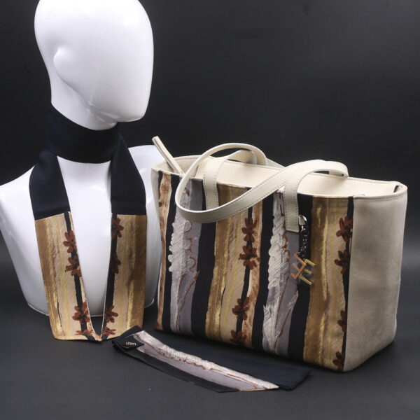 Borsa a spalla da giorno beige