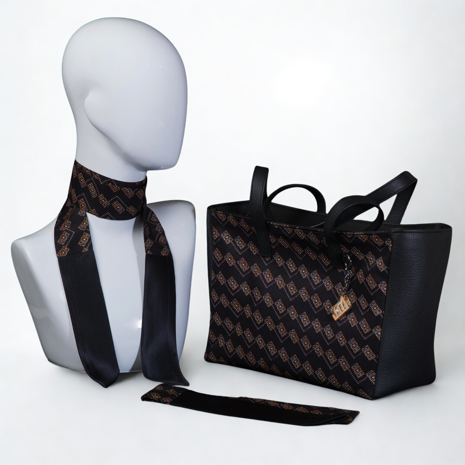 borsa-a-spalla-nera-pelle-disegno-stampa-geometrica-panna-rossa blank