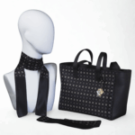 borsa-a-spalla-quadretti-bianco-nero-grigio-seta-stampata