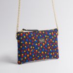 Borsa in seta con catena oro