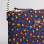 Borsa in seta con catena oro