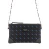 Borsa in seta e pelle nera - Silky 23