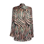 camicia in seta aurora zebrata