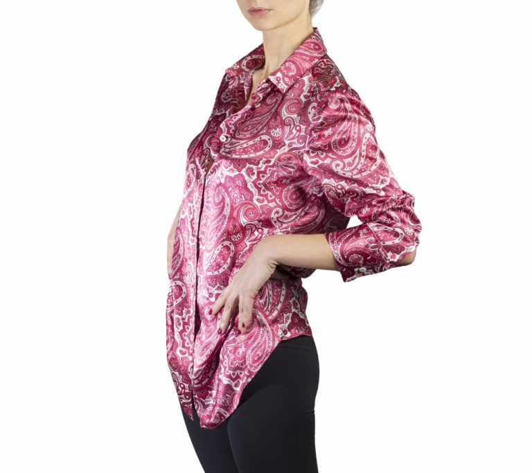 camicia-in-seta-rossa