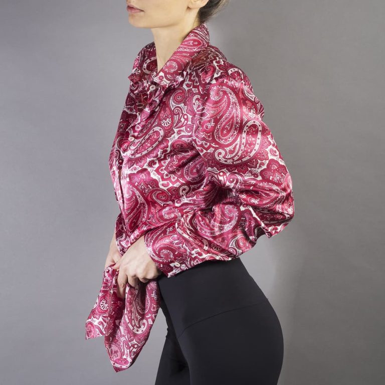 camicia-in-seta-rossa-lato