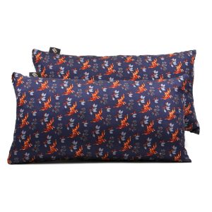 Rectangular decorative silk cushions with foxes - Silky Pillows Rectangular