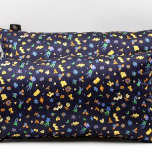 Cuscini rettangolari decorativi in seta fantasia blu