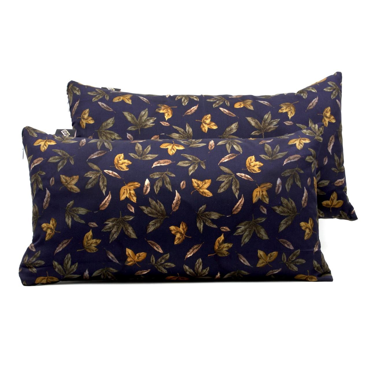 Rectangular decorative cushions in blue floral silk - Silky Pillows  Rectangular