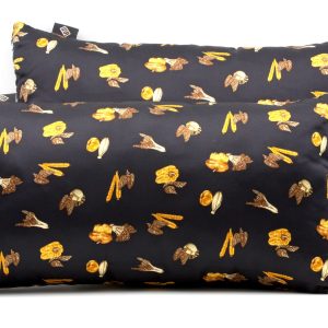 Cuscini rettangolari decorativi in seta nero