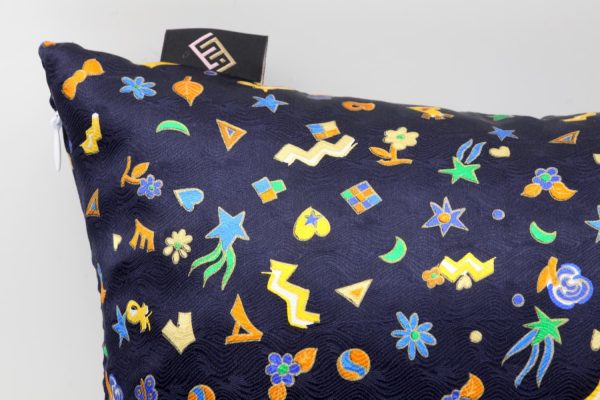 cushions rectangular decorative fantasy blue