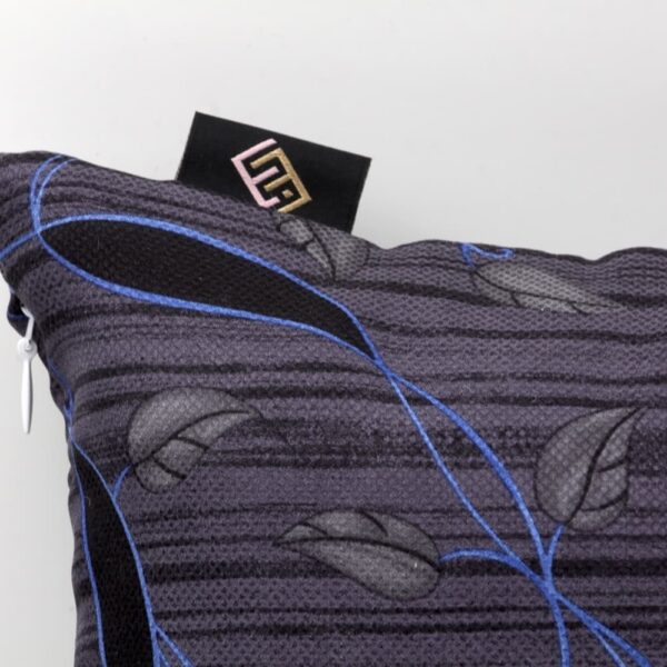 Red Printed Square Furnishing Pillows - Silky Pillows Square