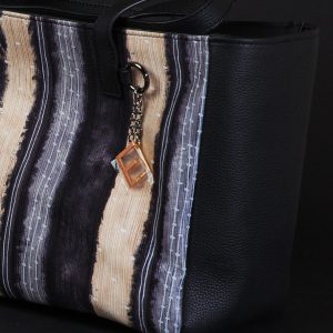 day bag a stripes vertical silk