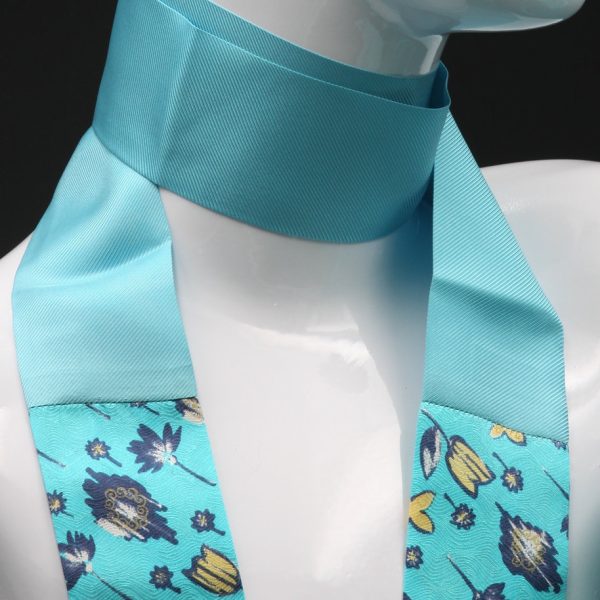 foulard azzurro