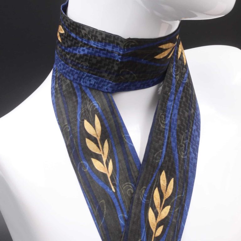 foulard-blu-fiori