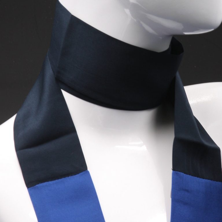 foulard-blue-black foulard blue black