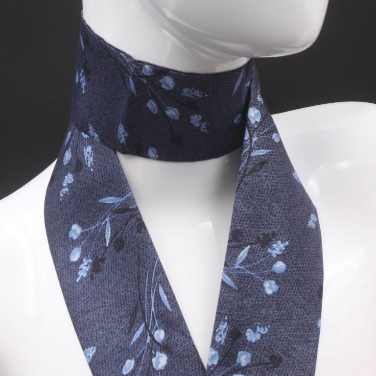 foulard-floreale-blu foulard floreale blu