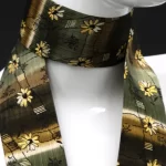 foulard-in-pure-silk-black-with-green-print