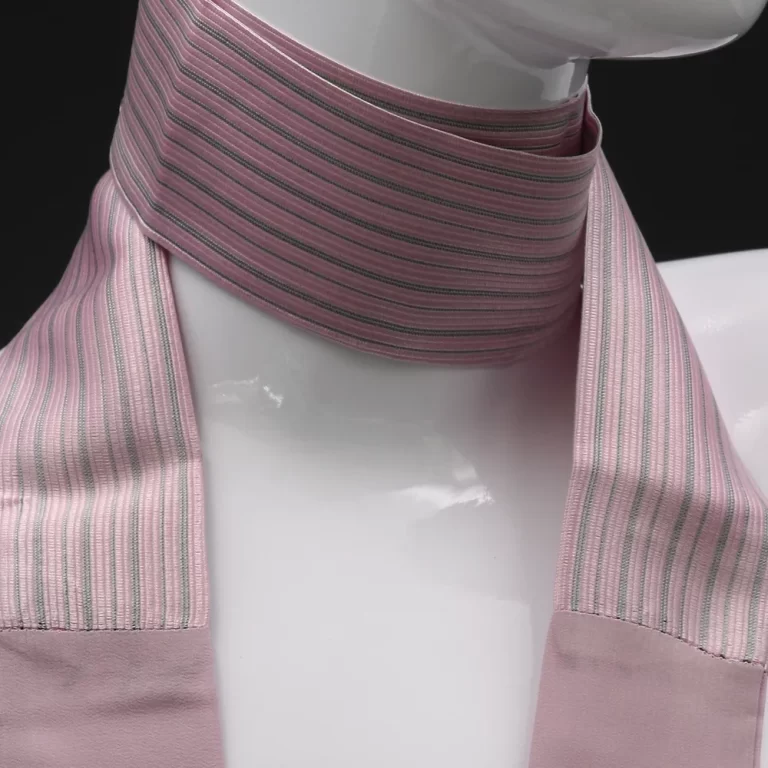 foulard-in-pure-silk-pink-with-striped-print foulard-in-pure-silk-pink-with-striped-print