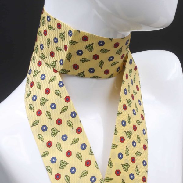 Foulard rosso e blu