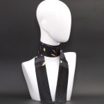 Foulard scalda collo in seta nera