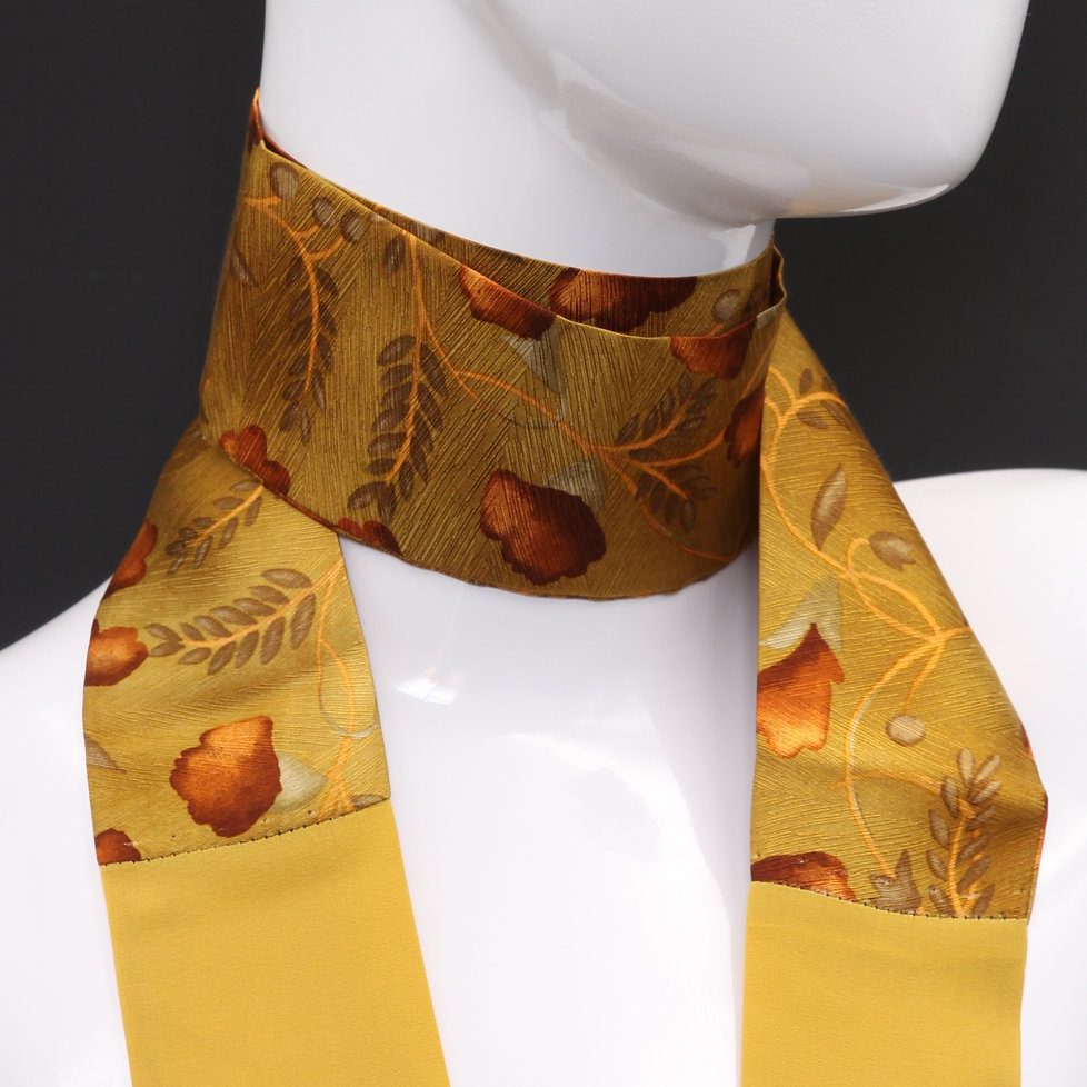 foulard-senape-in-pura-seta-fiori Foulard senape in pura seta fiori