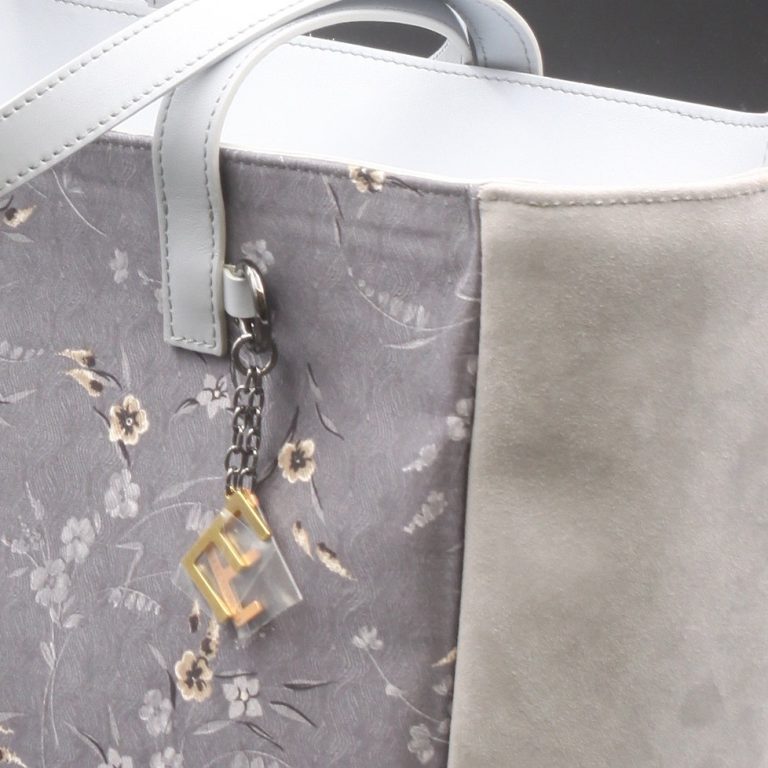 grey bag-with-foulard-attached