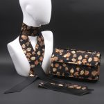 Kit Clutch con pochette in pelle nera