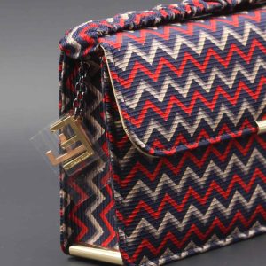 Kit clutch rossa zig zag 