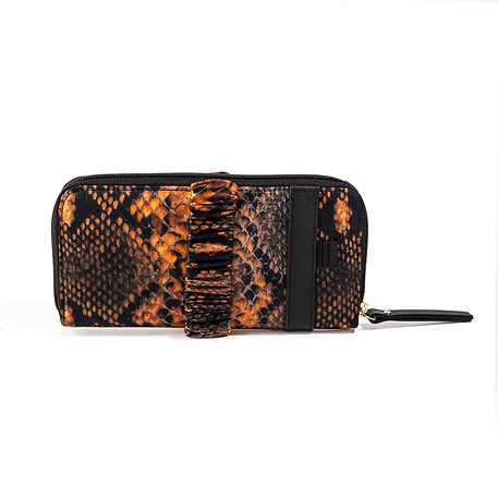 Burberry Animal Print Snakeskin Print Wallet