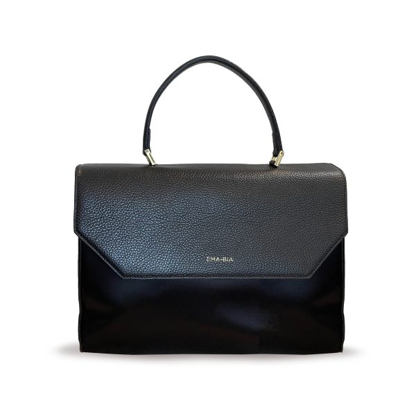 silky maya silk and leather bag