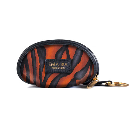Portachiavi pochette zebrato b2b cobranding