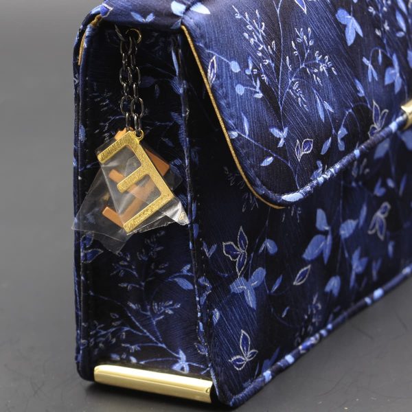 Kit clutch pochette silk blue