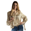 Gold silk shirt - Silky Shirt Natura Jasmine
