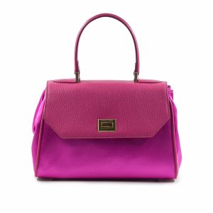 Borsa a mano elegante fucsia 