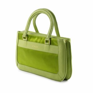Lime silk baguette bag - Silky Baguette