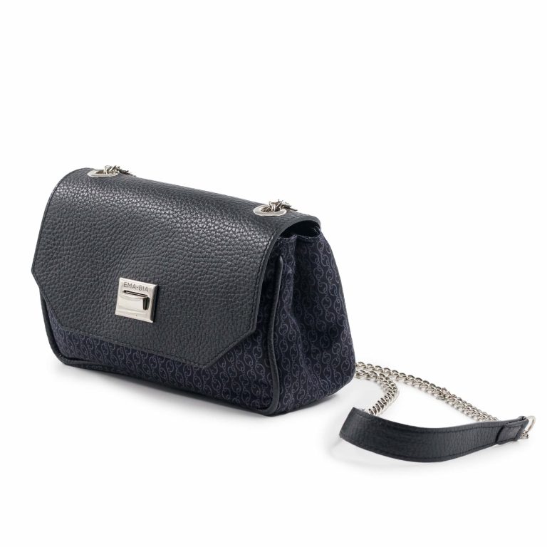 borsa-con-catenella-elegante-grigia-lato