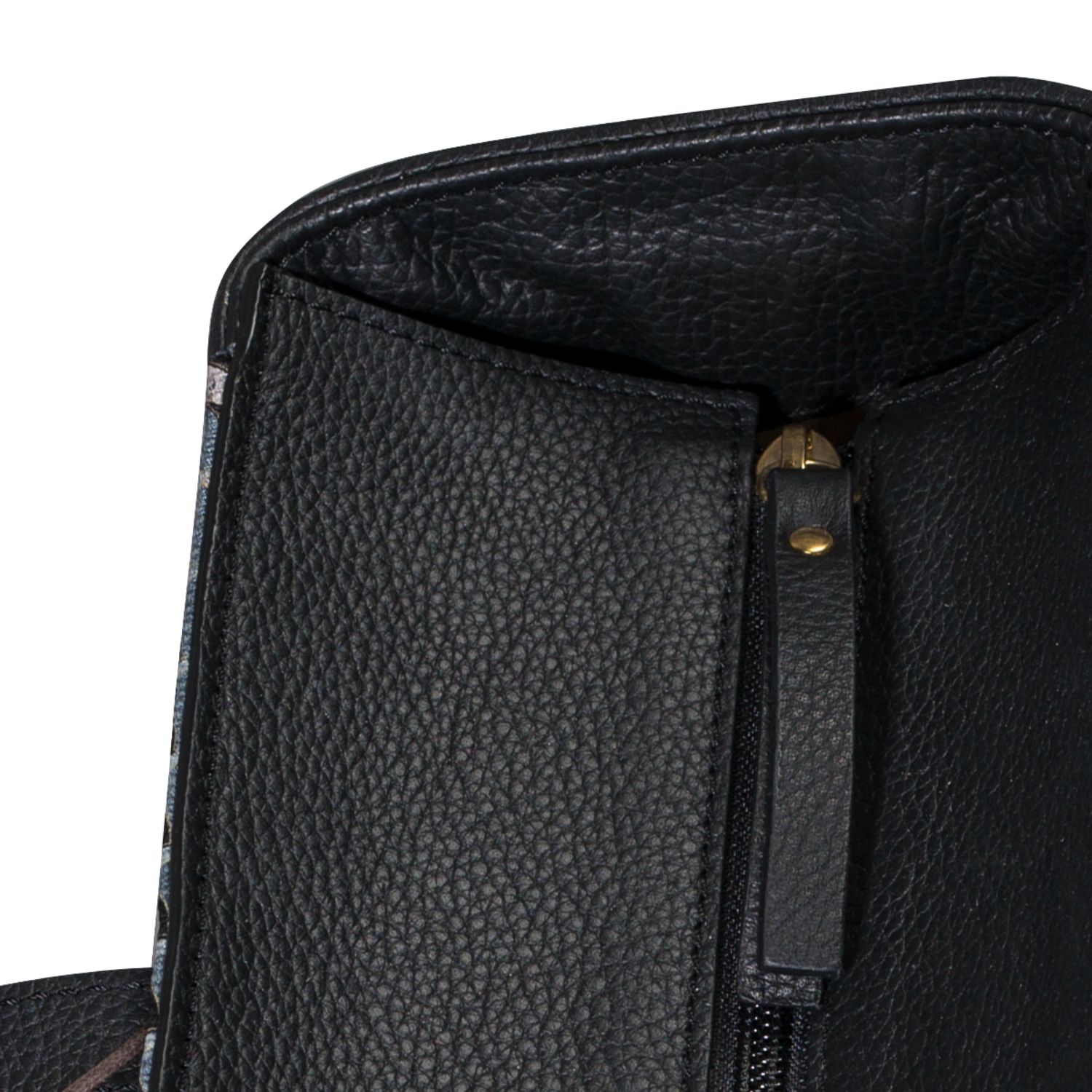 Borsa da giorno in vera pelle blu - Silky kit 30 (3) blank