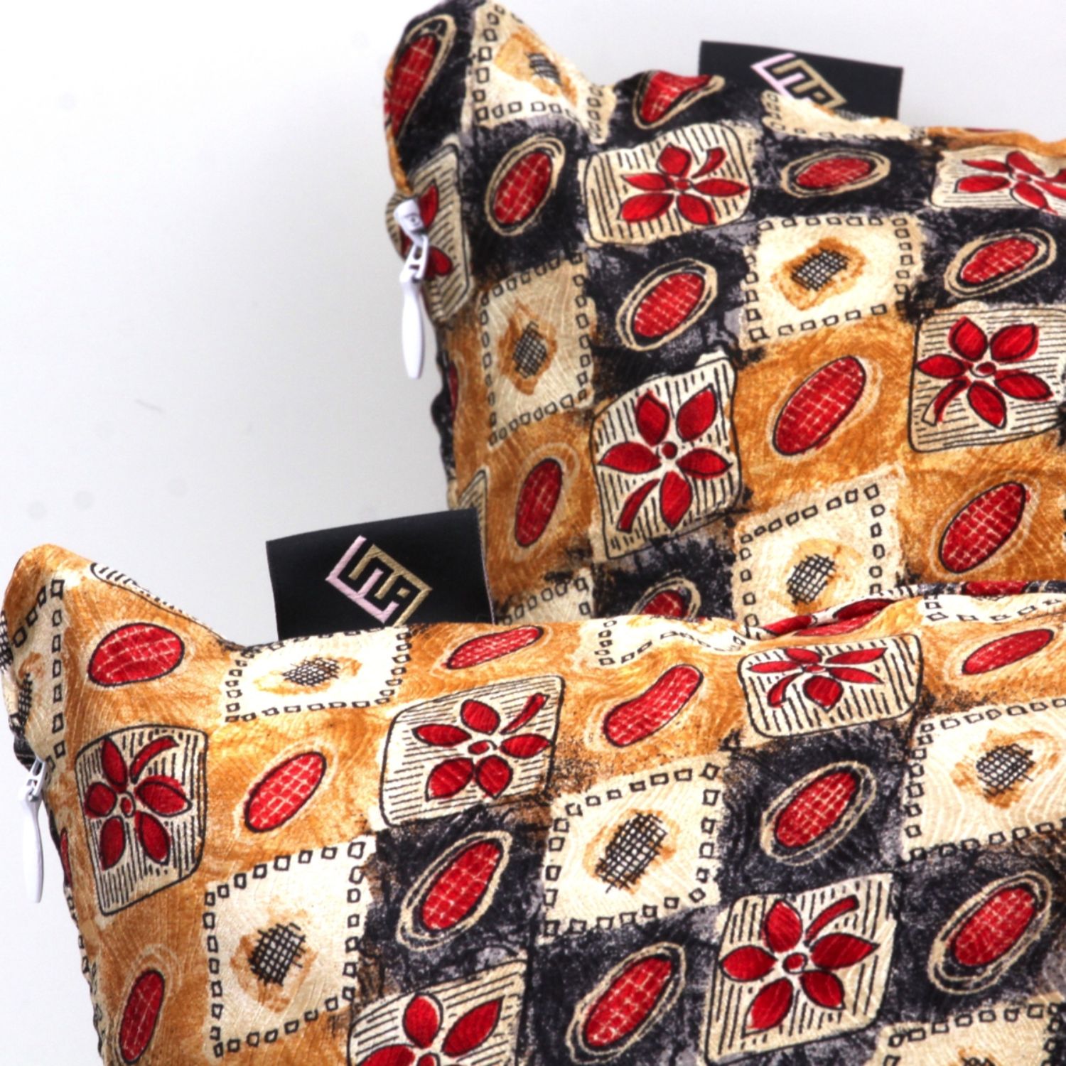 Cuscini quadrati arredo moderni arancione - Silky Pillows Square 2 blank