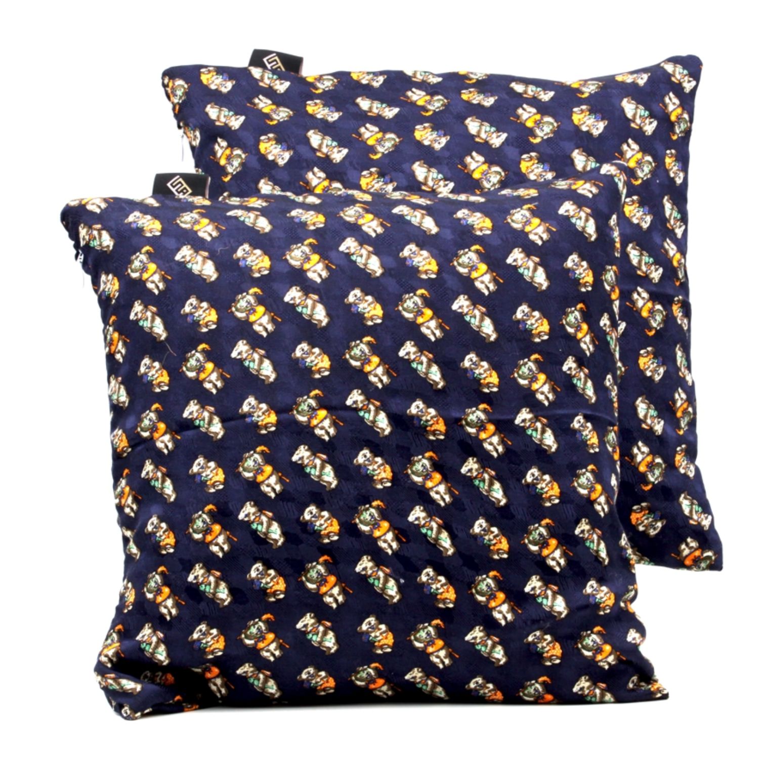 Cuscini quadrati arredo moderni blu stampati - Silky Pillows Square blank