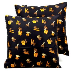 Quadratische moderne Dekokissen in Schwarzer - Silky Pillows Square