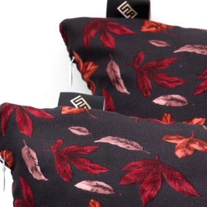 Cuscini quadrati arredo moderni rosso stampa floreale - Silky Pillows Square